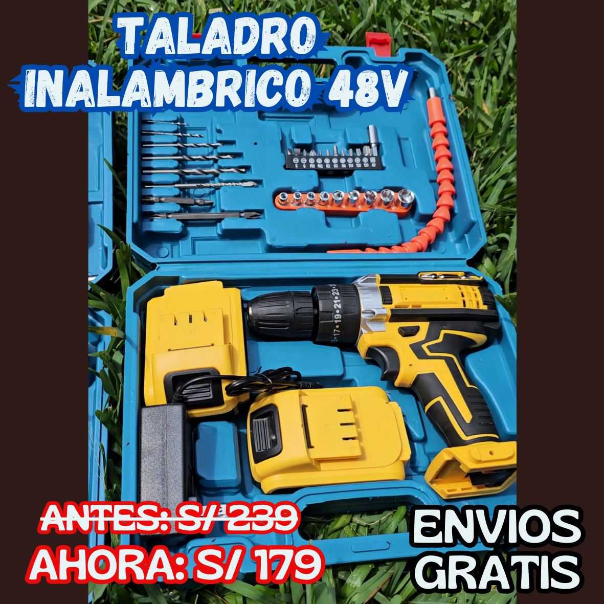 Taladro inalámbrico 48V