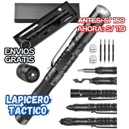 Lapicero táctico 12 en 1